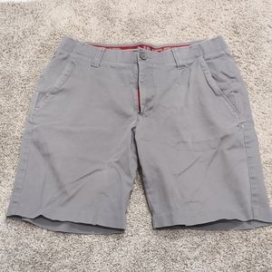Gray Under Armour Men's Performance Chino Shorts size 34" good condition